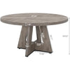 47 Inch Grey-Wood Dining Table (Chairs not Included)