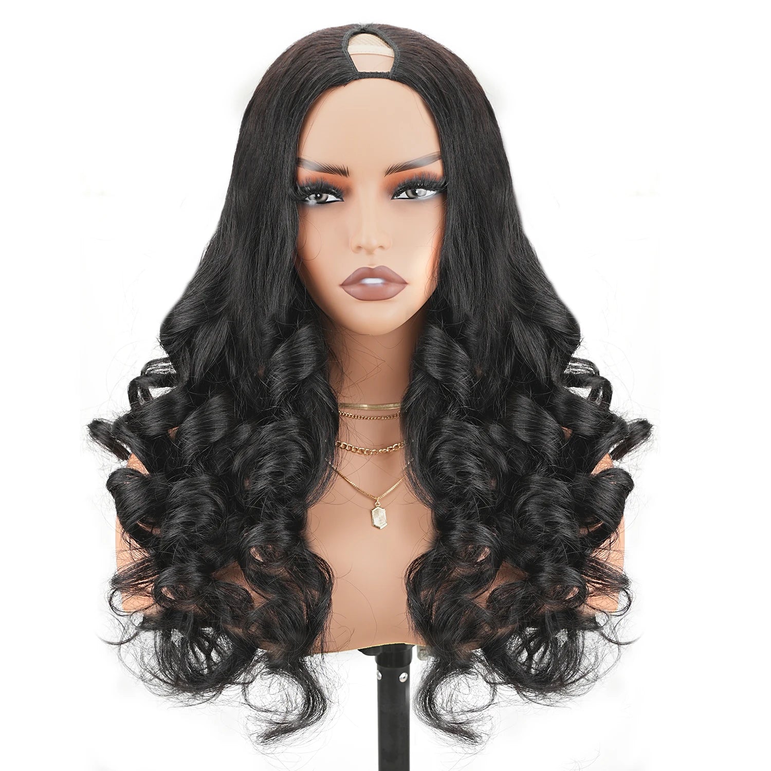 U Part V Part Body Wave Human Hair Wig 200 Density Upgrade 30 32 Inch Natural Color Brazilian Hair Wigs No Glue No Leave Out