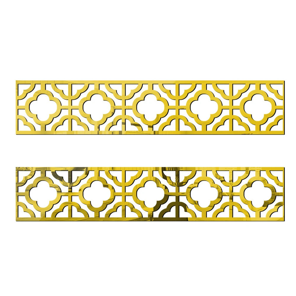 Acrylic Border Wall Mirror Sticker with Adhesive - Nellie's Way Beauty, Inc.