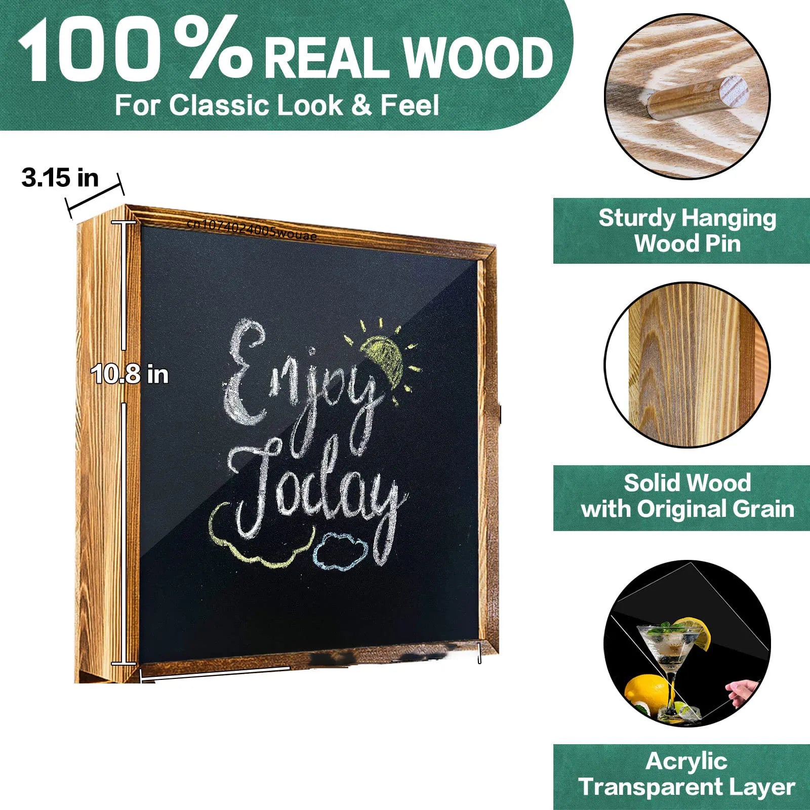 Hidden Wall Art Wooden Storage Gun Safe, Secret Decor Picture Frame ﻿