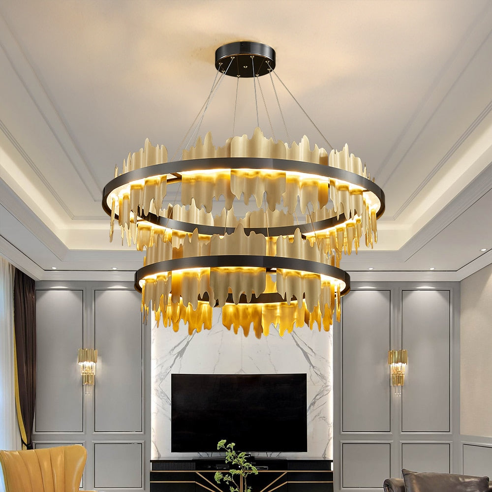 Modern Round Hanging Chandelier