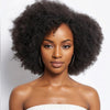 Afro Wigs for Black Women Kinky Curly Lace Front Wig Afro Short Bob Human Hair Wig 13x4x2 HD Lace Natural Hairline Glueless 250%