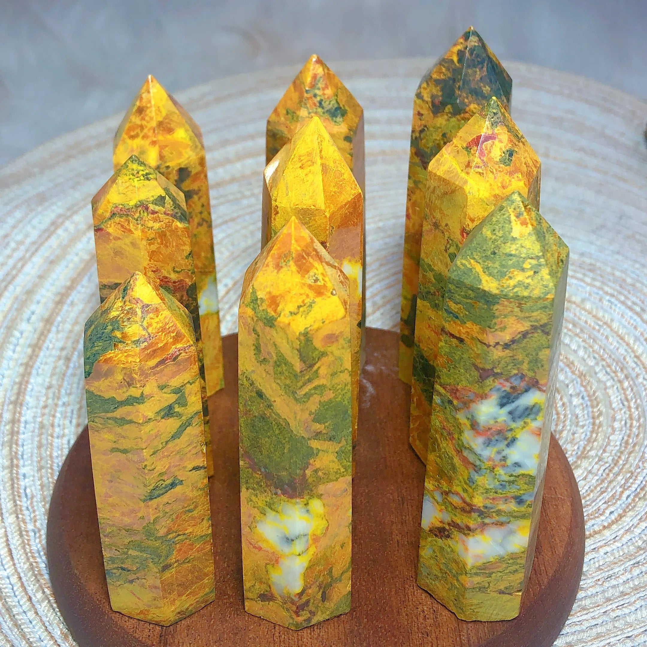 High Quality Natural Crystals Realgar Tower Stone