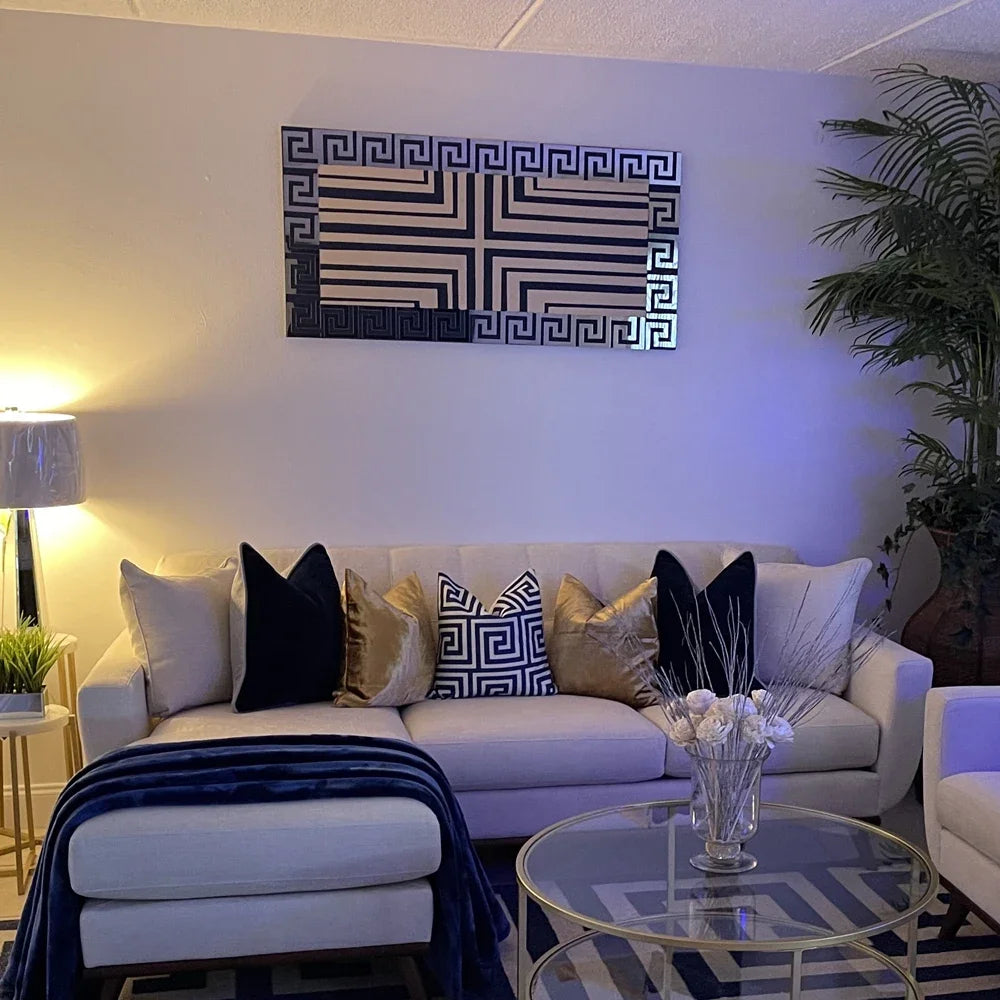 Acrylic Border Wall Mirror Sticker with Adhesive - Nellie's Way Beauty, Inc.