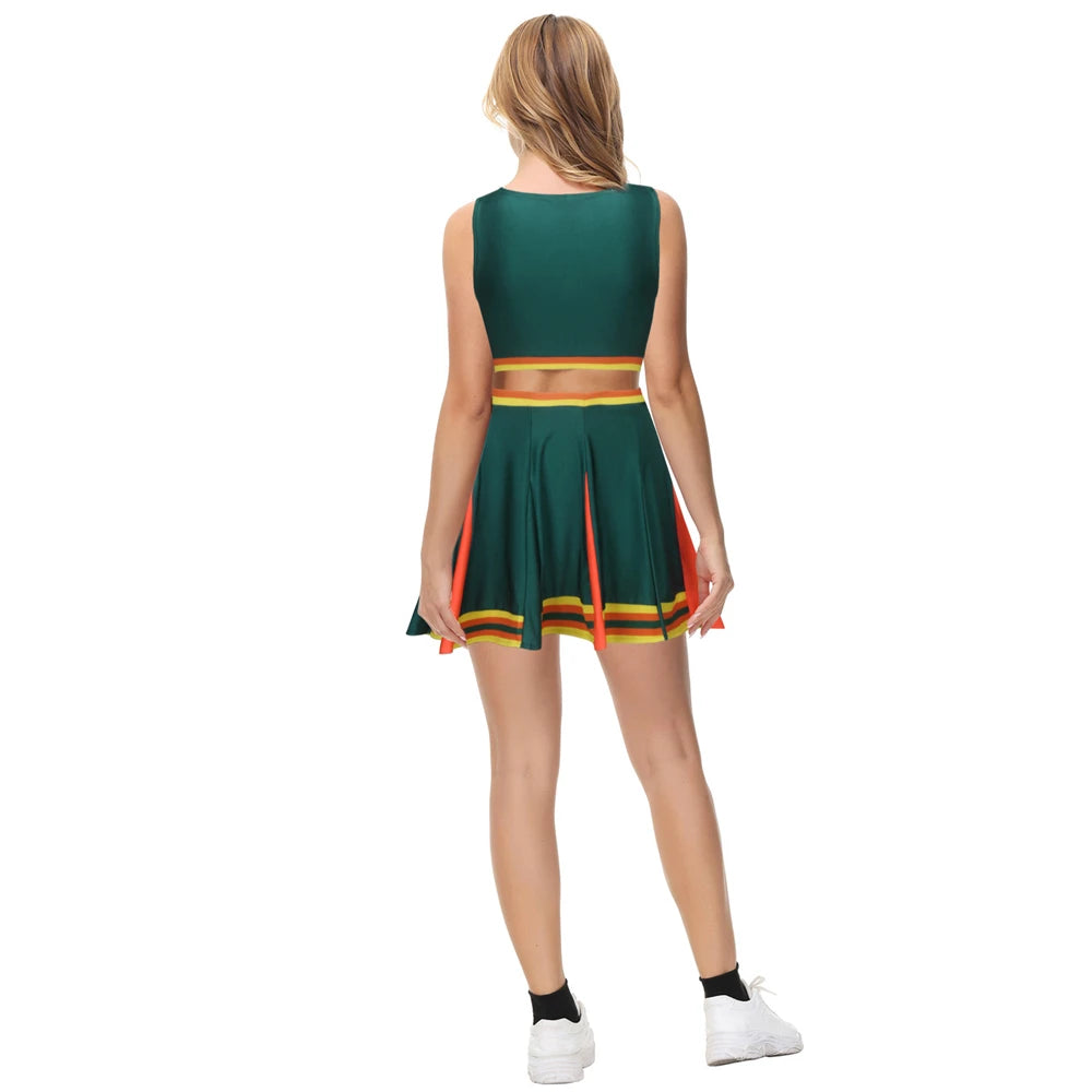 Bring it On Cheerleading Clovers Printed Cheerleader Outfit