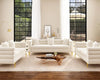 3-Piece Comfy Sofa Set, White