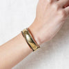 Tibetan Handcrafted Brass & Copper Healing Bracelet by Tiny Rituals