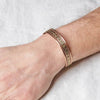 Brass Diamond Magnetic Copper Bracelet by Tiny Rituals