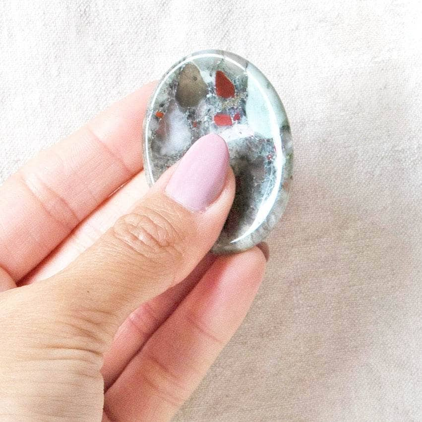 Indian Agate Worry Stone by Tiny Rituals