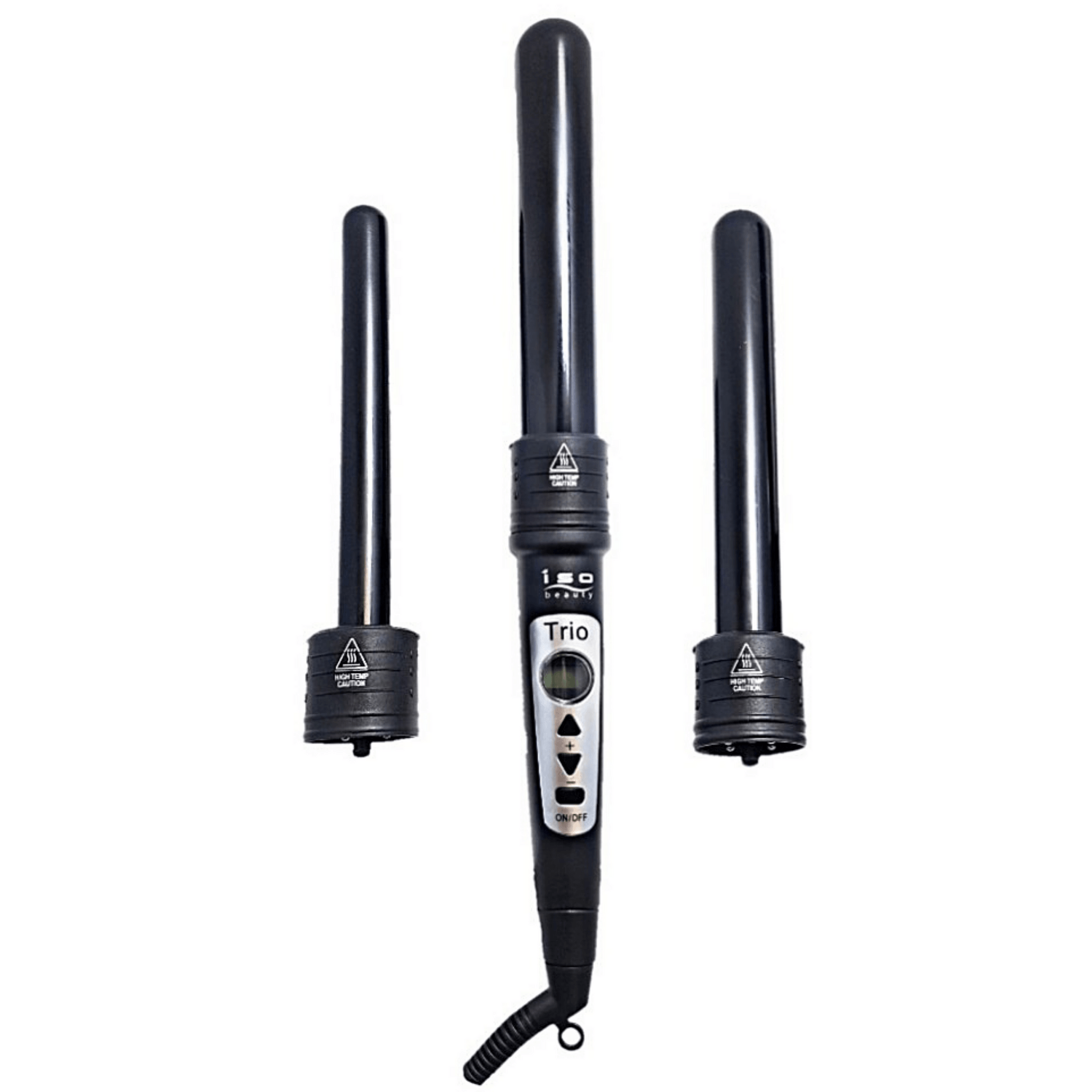 Trio 3-in-1 Interchangeable Professional Tourmaline-Infused Ceramic Curling Set - Vysn