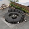 9-Piece  Luxury Circular Outdoor Patio Furniture by Blak Hom