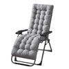 67x22in Chaise Lounger Cushion Recliner Rocking Chair Sofa Mat Deck Chair Cushion - Gray by VYSN