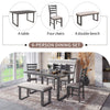 6-Pieces Solid Wood Dining Room Set by Blak Hom