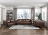 Modern Design Brown Genuine Leather Sofa by Blak Hom