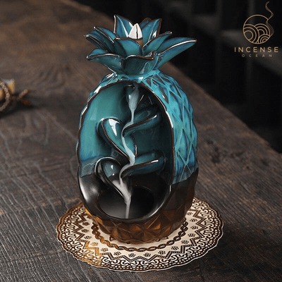 Pineapple Ceramic Incense Burner by incenseocean