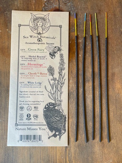 Sea Witch Apothecary Incense 10 Stick Bundles by Distinct Bath & Body