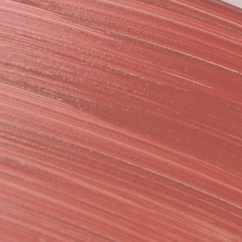 Swatch of nude liquid lipstick with warm undertones -Lip Fondant Liquid Lipstick - Bamboo Banga - Half Caked