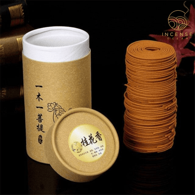 Natural Sandalwood Incense Coils (120 coils per package) by incenseocean