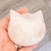 Puffy Crystal Cat Heads by Whyte Quartz