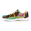 Womens Sneakers - Canvas Running Shoes, Multicolor Pop Print by inQue.Style