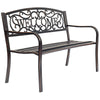 Welcome Garden Bench Steel Frame