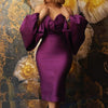 Women Dress Tube Top Sexy Strapless Stylish Off Shoulder Oversized Lantern Long Sleeve Fashion African Night Party Dresses Robes by A Bit Unique Boutique