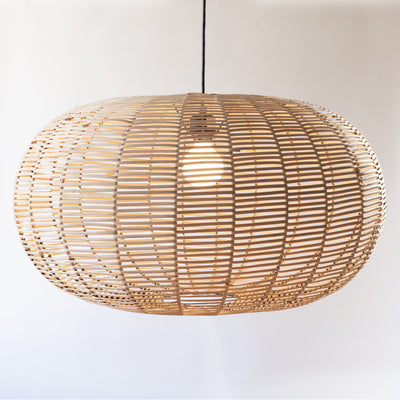 Rattan Disk Pendant Light by Blackhouse