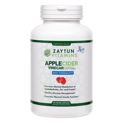 Halal Apple Cider Vinegar Veggie Capsules by Zaytun Vitamins
