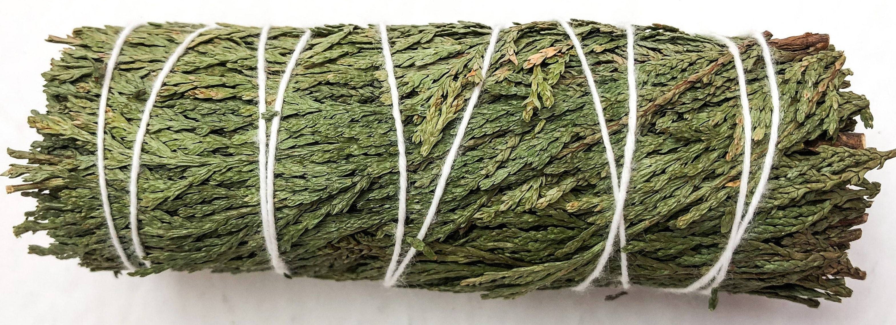 Smudging Herbs - Cedar Smudge Stick - 2 Mini Bundles by OMSutra