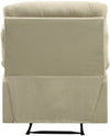 Arcadia Recliner (Motion) in Beige Microfiber 00626