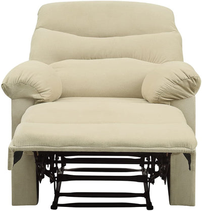 Arcadia Recliner (Motion) in Beige Microfiber 00626