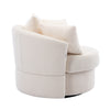 Modern Akili swivel accent barrel chair