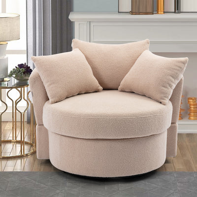 Modern Akili swivel accent chair