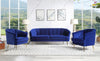 Eivor Sofa w/2 Pillows, Blue Velvet LV00210