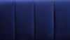 Eivor Sofa w/2 Pillows, Blue Velvet LV00210