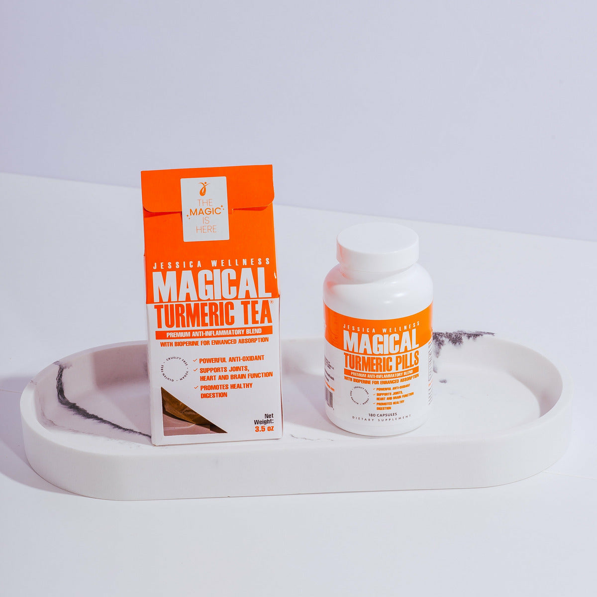 Magical Turmeric Tea + Pills by Jessica Wellness Shop