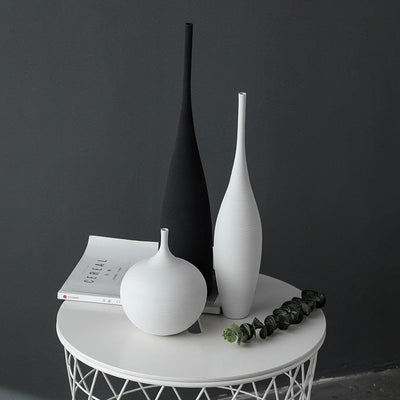 Handmade Art Zen Ceramic Vase by Blak Hom