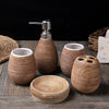 European Style Ceramic Bathroom Five-piece Set by Blak Hom