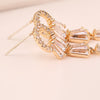 Kayli Chandelier Earrings With Slender Crystal Baguettes by VistaShops