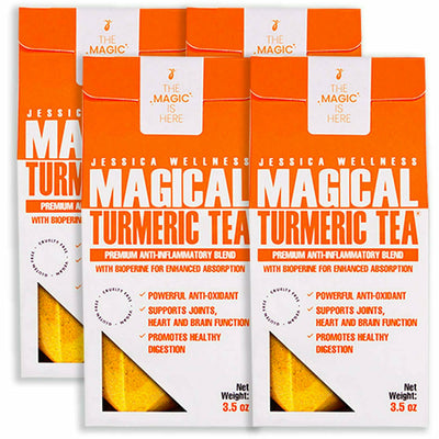 Magical Turmeric Tea (Pack of 4) by Jessica Wellness Shop