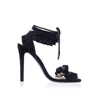 Cross Bandage High Heels Sandals Women Pumps Thin Heel Ruffle Lace Up Summer Shoes by A Bit Unique Boutique