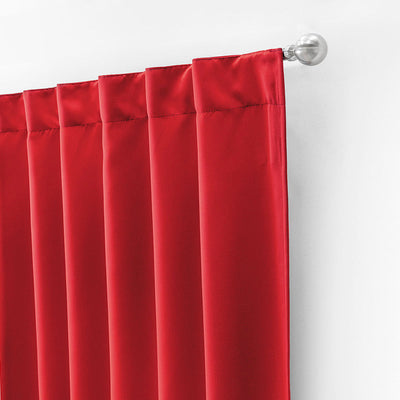 Catania Red Blackout Curtains