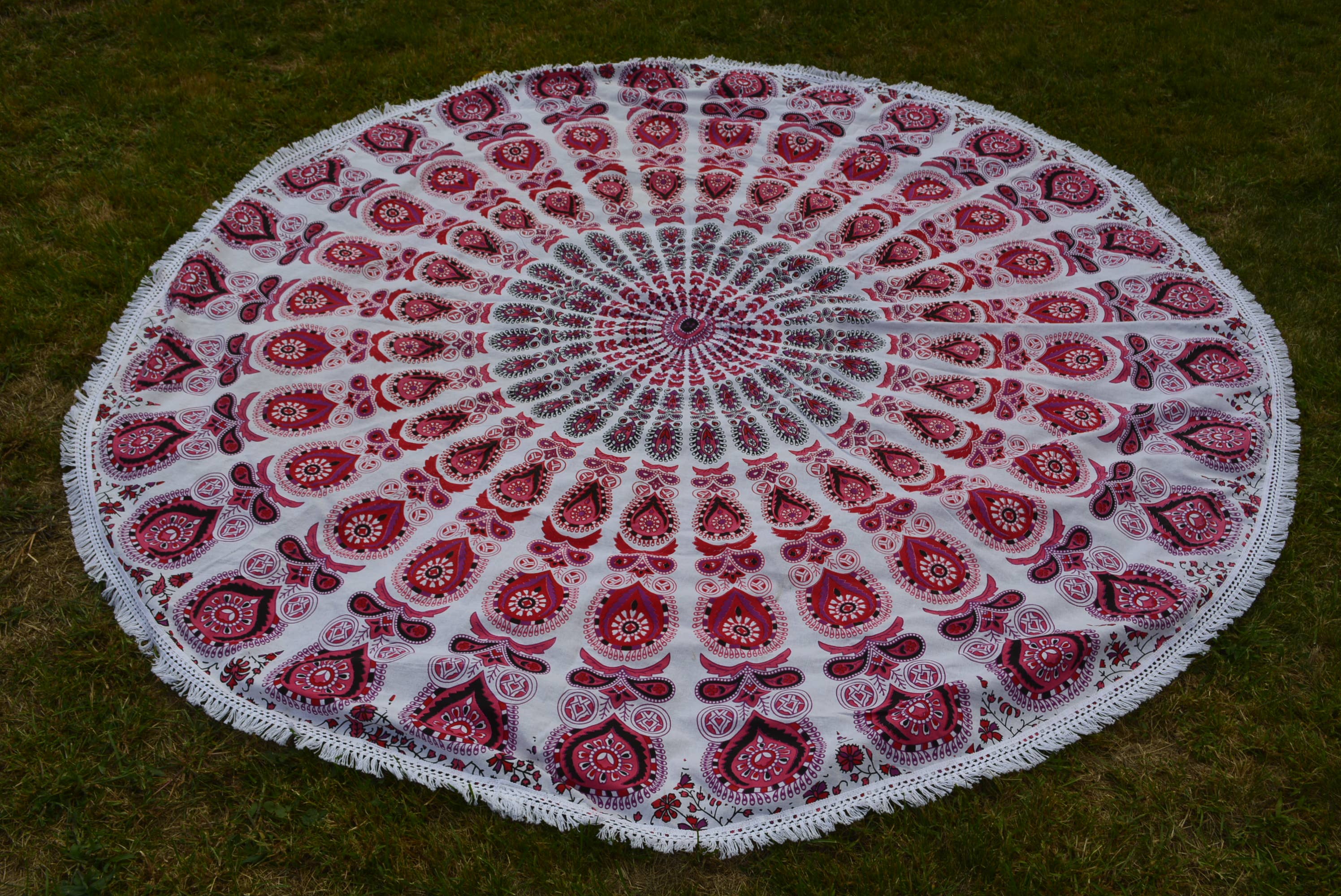 Boho Mandala Tapestry Table cloth wall cover beach Round blanket