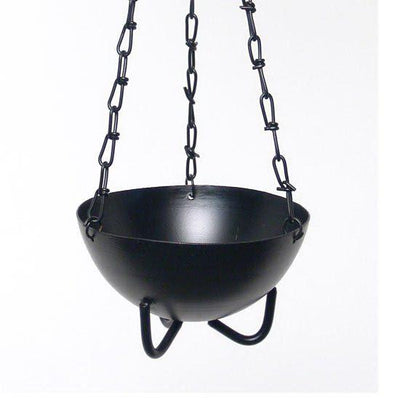 Hanging cauldron for burning smudging herbs and resins - Small by OMSutra