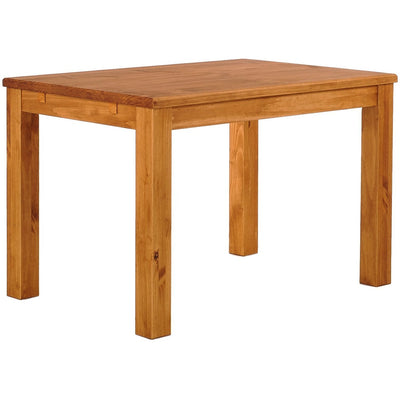 TableChamp Dining Table Set for Four with Bench and 2x Chair Honey Solid Pine Wood - Five Different Sizes by TableChamp