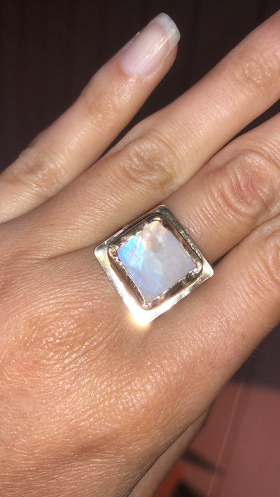The Moonstone Ring by Toasted Jewelry