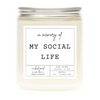 In Memory of My Social Life Candle by Wicked Good Perfume