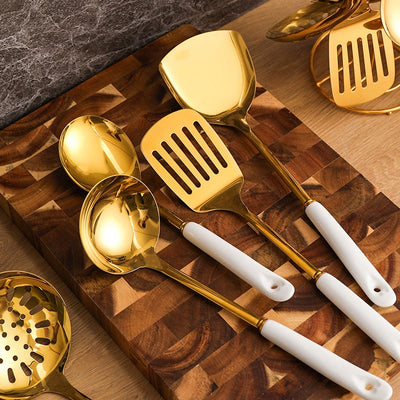 Cooking Utensils Stainless Steel Cookware Set by Blak Hom