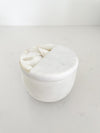 White Mother of Pearl Lemongrass Candle by Anaya