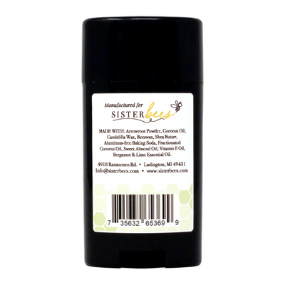 Bergamot and Lime All Natural Deodorant by Sister Bees